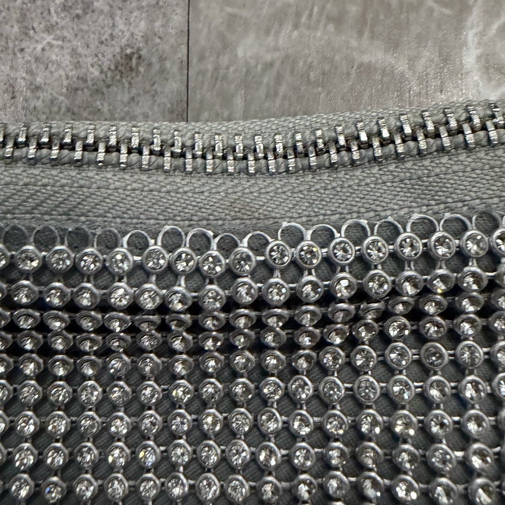 Silver Rhinestone Shoulder Purse - Picture 3 of 3